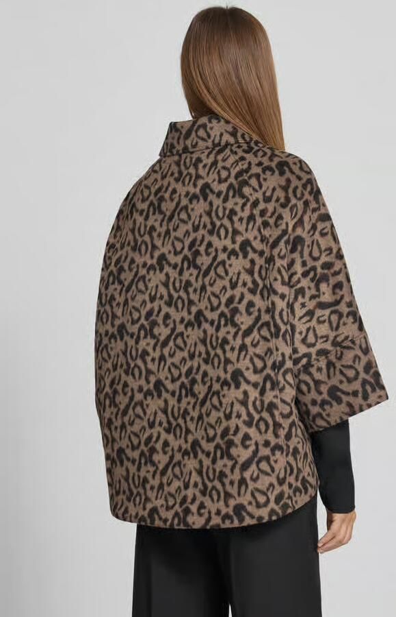 S.Oliver BLACK LABEL Loose fit jack met luipaardprint