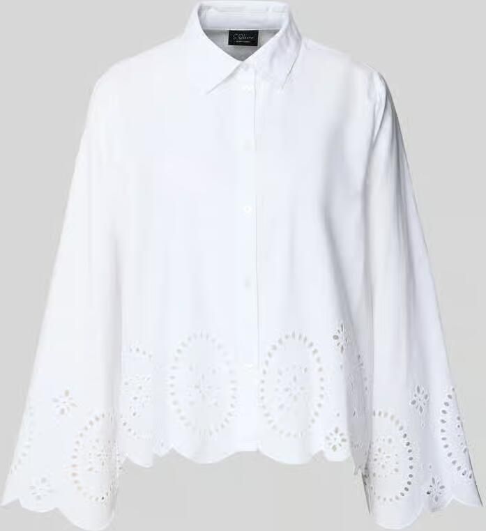 S.Oliver BLACK LABEL Loose fit overhemdblouse van puur katoen - Foto 2