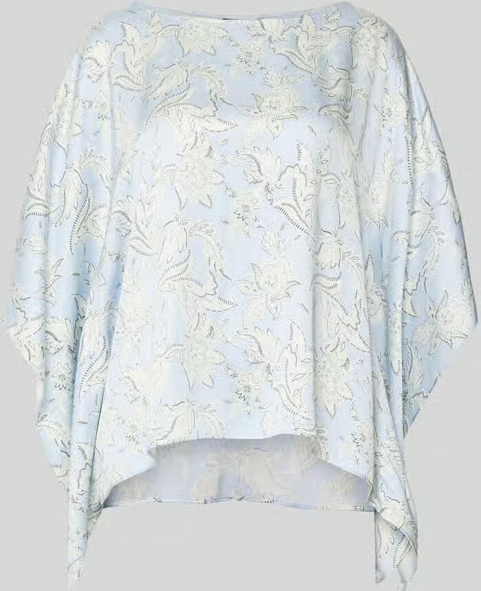 S.Oliver BLACK LABEL Loose fit poncho-blouse met all-overprint - Foto 4