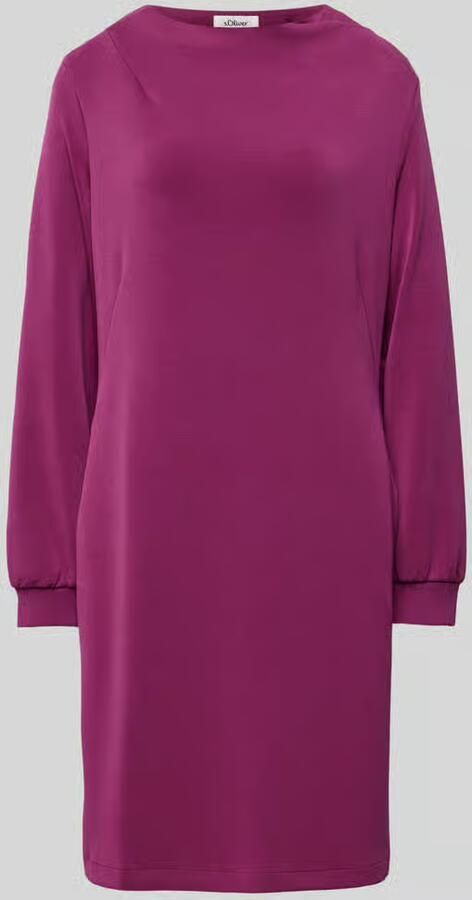 S.Oliver BLACK LABEL Loose fit sweatjurk met platte kraag - Foto 2