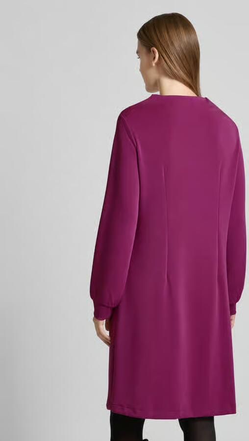 S.Oliver BLACK LABEL Loose fit sweatjurk met platte kraag - Foto 2