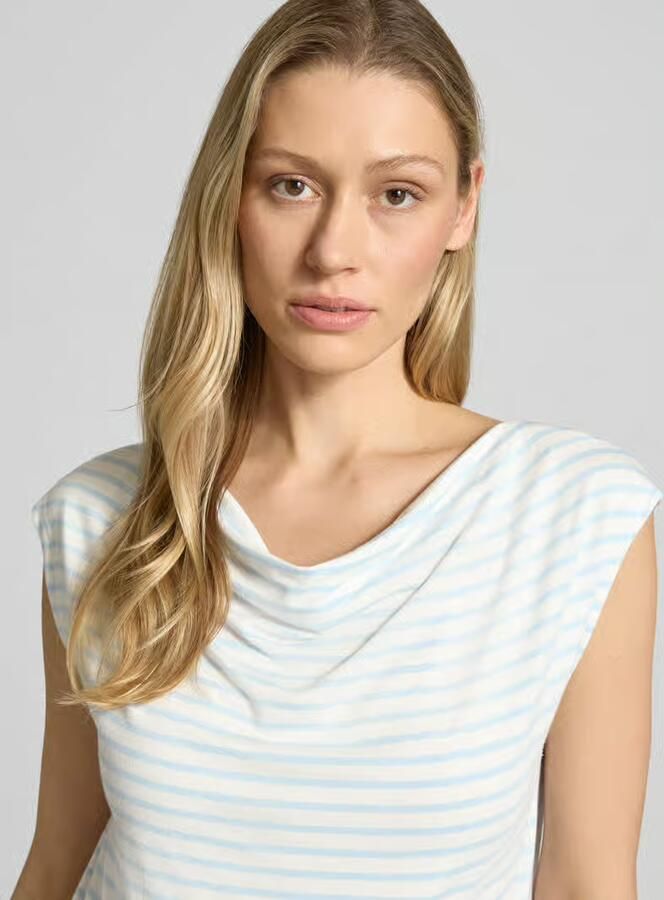 S.Oliver BLACK LABEL loose fit T-shirt van viscosemix