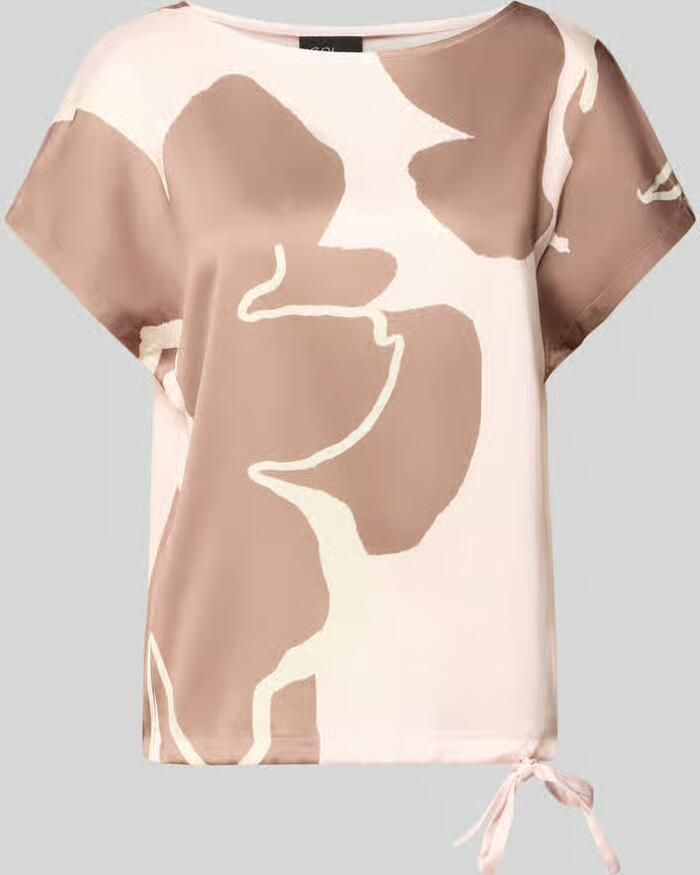 S.Oliver BLACK LABEL loose fit T-shirt van viscosemix - Foto 2