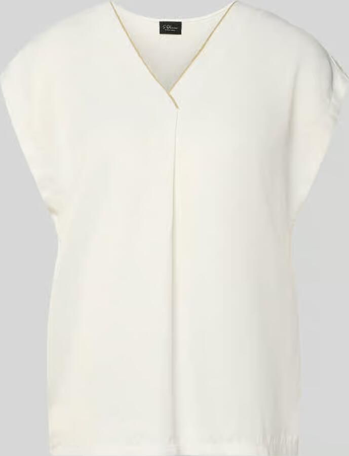 S.Oliver BLACK LABEL loose fit T-shirt van viscosemix - Foto 2
