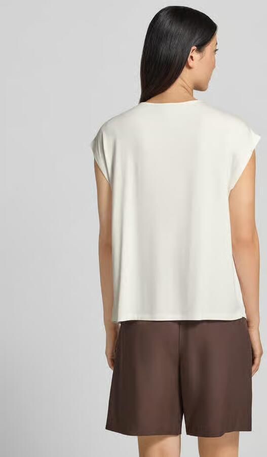 S.Oliver BLACK LABEL loose fit T-shirt van viscosemix