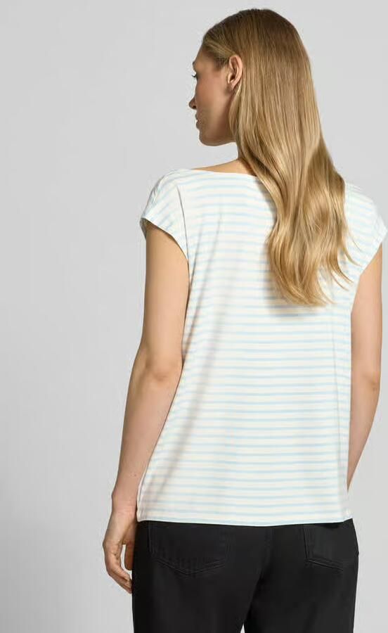 S.Oliver BLACK LABEL loose fit T-shirt van viscosemix - Foto 2
