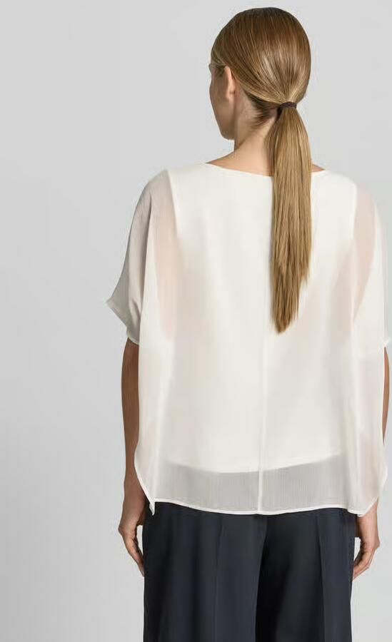 S.Oliver BLACK LABEL loose fit top van viscosemix - Foto 4