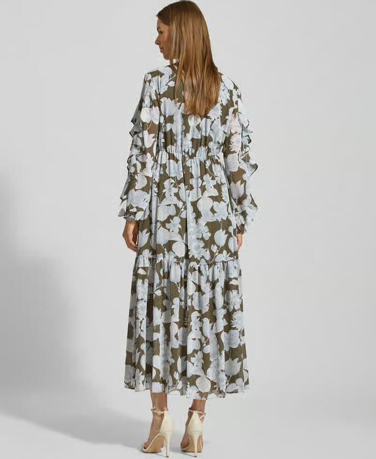 S.Oliver BLACK LABEL maxi-jurk met elastische taille