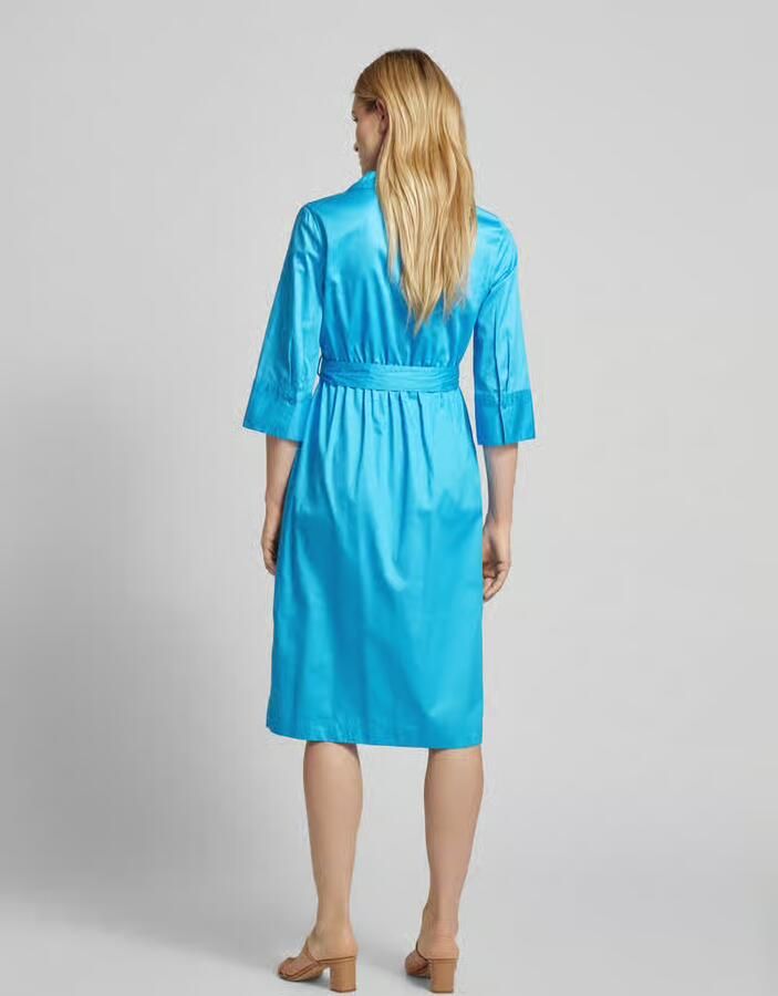 S.Oliver BLACK LABEL Midi-jurk met platte kraag