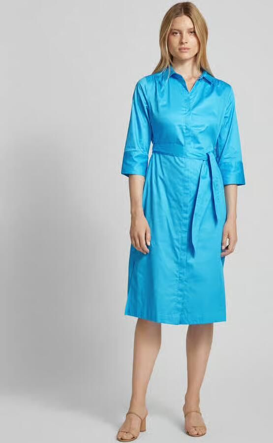 S.Oliver BLACK LABEL Midi-jurk met platte kraag - Foto 2