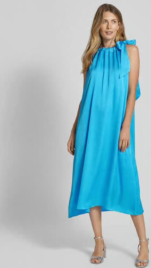 S.Oliver BLACK LABEL Midi-jurk met strikdetail - Foto 2