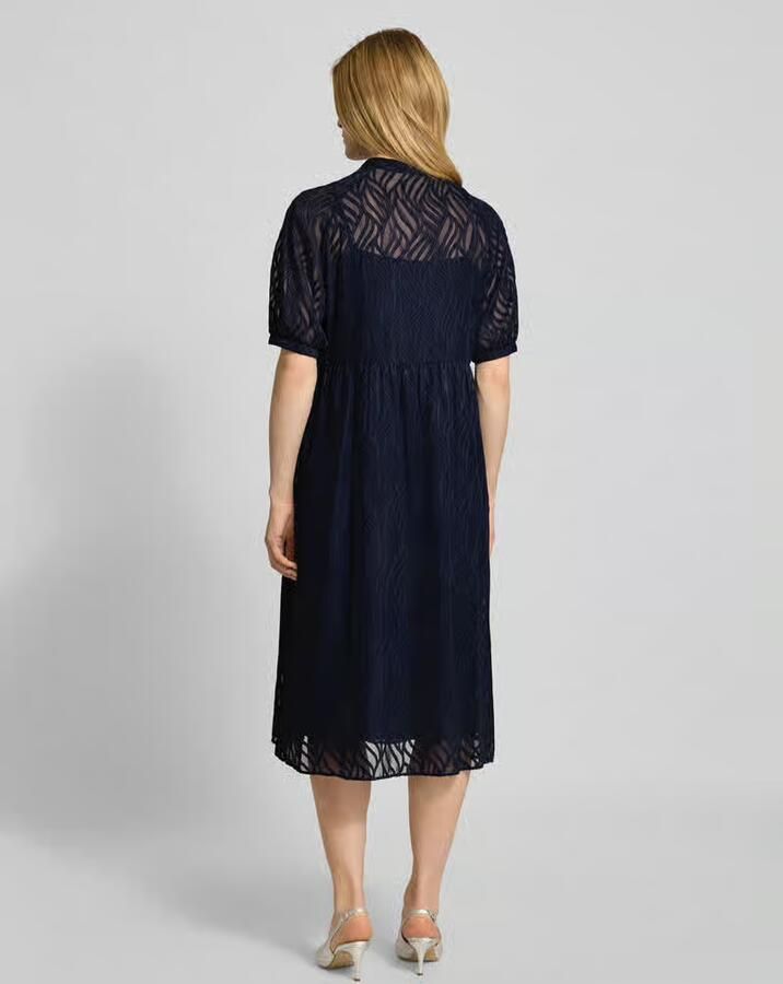 S.Oliver BLACK LABEL Regular fit midi-jurk met voering van viscose - Foto 4