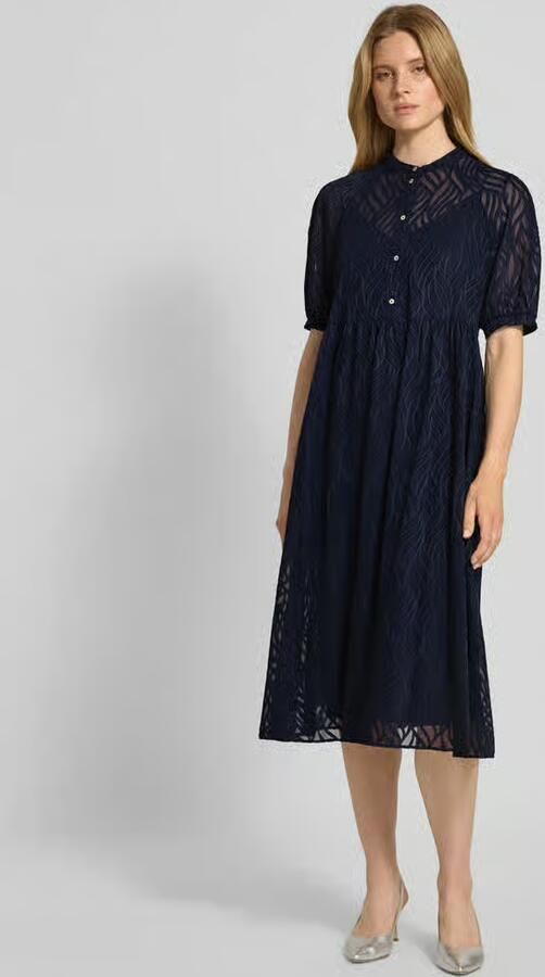 S.Oliver BLACK LABEL Regular fit midi-jurk met voering van viscose - Foto 5