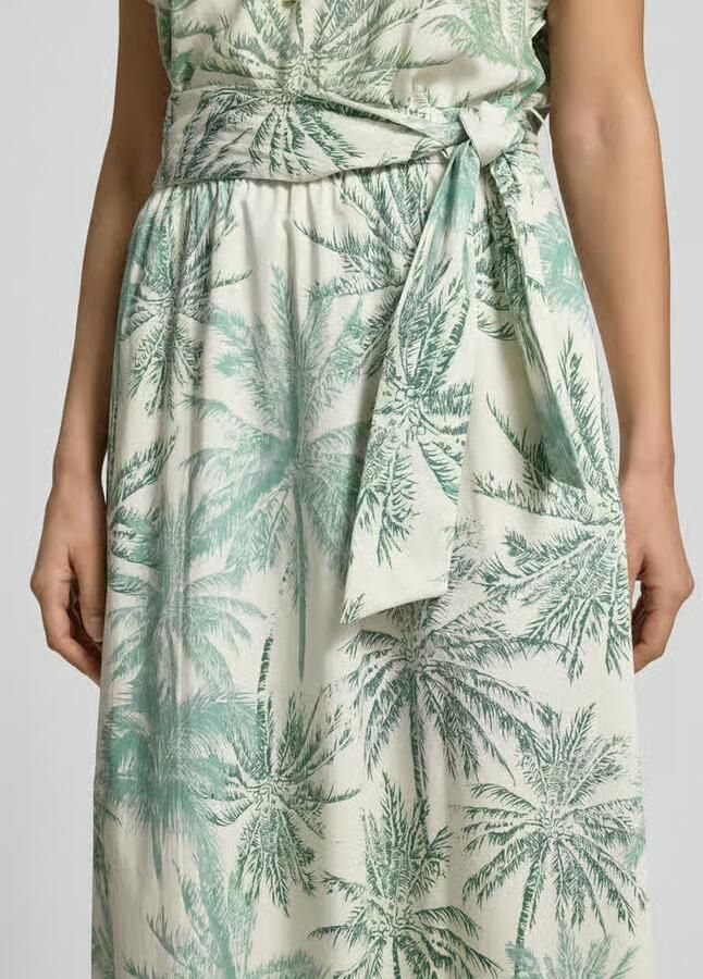 S.Oliver BLACK LABEL Midi-rok van katoenmix