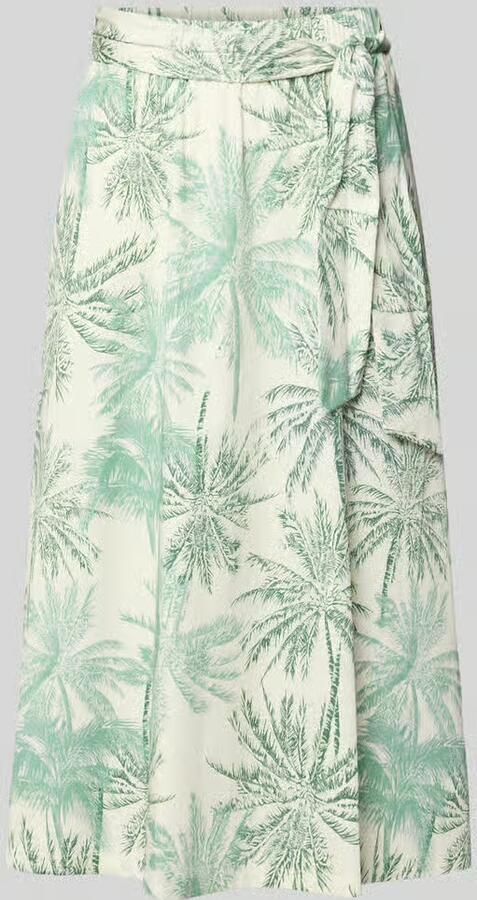 S.Oliver BLACK LABEL Midi-rok van katoenmix - Foto 2
