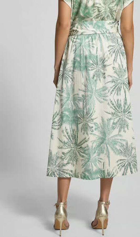 S.Oliver BLACK LABEL Midi-rok van katoenmix
