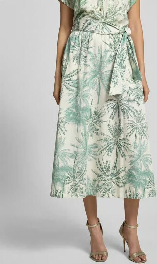 S.Oliver BLACK LABEL Midi-rok van katoenmix - Foto 3