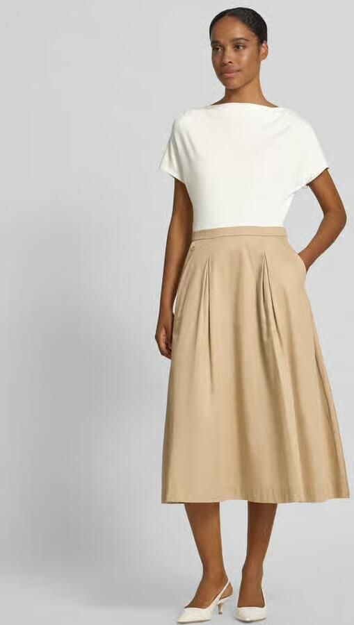 S.Oliver BLACK LABEL midi-vrijetijdsjurk van puur katoen - Foto 2