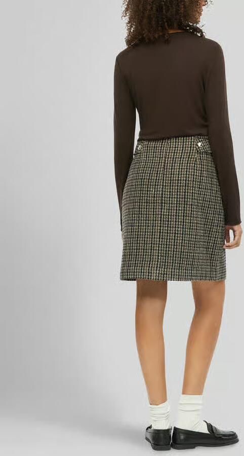 S.Oliver BLACK LABEL minirok met sierknopen - Foto 3
