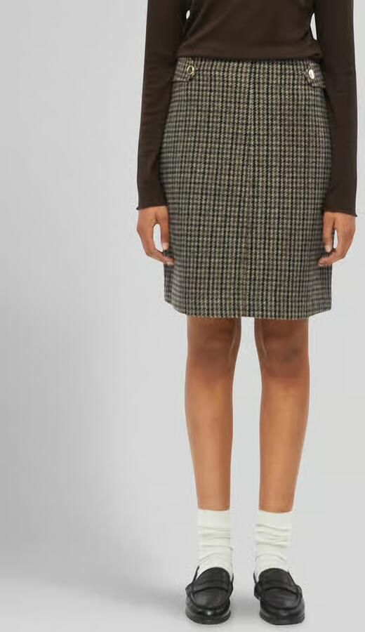 S.Oliver BLACK LABEL minirok met sierknopen - Foto 2