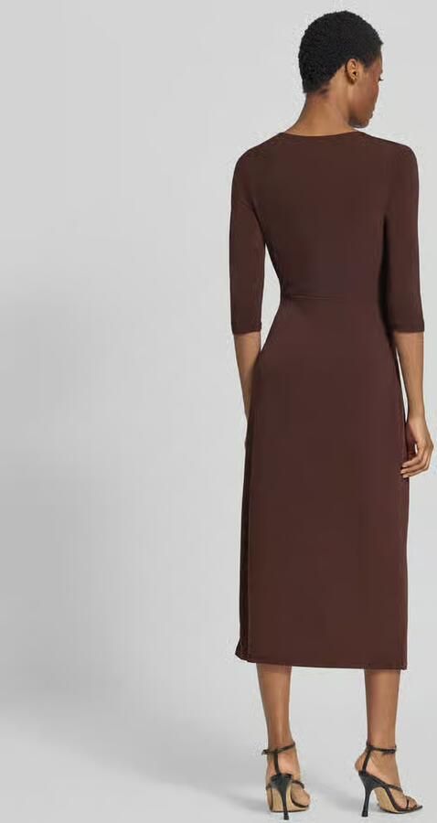 S.Oliver BLACK LABEL Nauwsluitende vrijetijdsjurk met 3 4-mouw - Foto 5