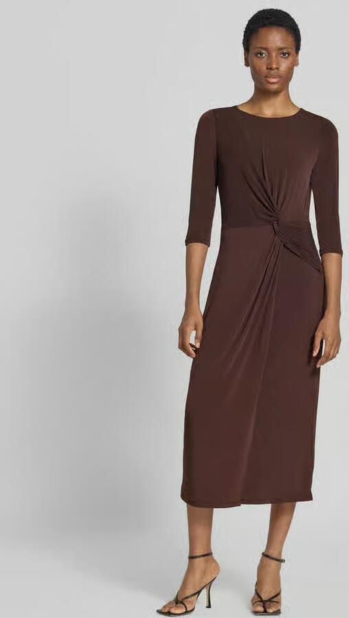S.Oliver BLACK LABEL Nauwsluitende vrijetijdsjurk met 3 4-mouw - Foto 4
