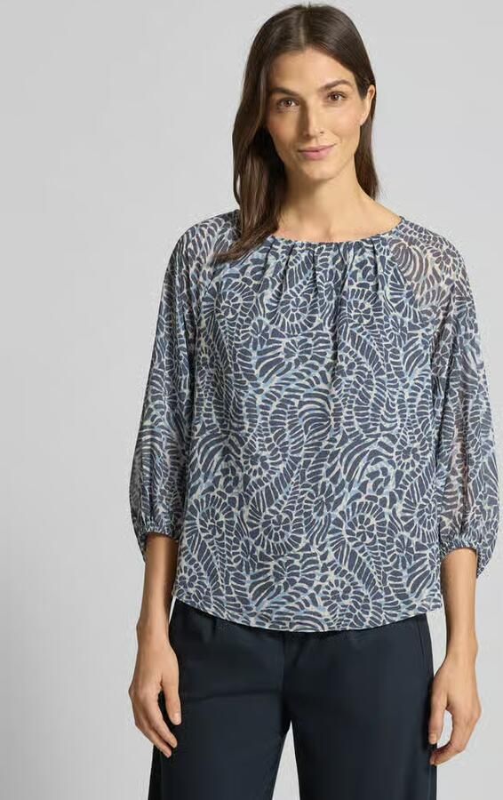 S.Oliver BLACK LABEL Oversized blouse met lange mouwen met 3 4 mouw - Foto 3