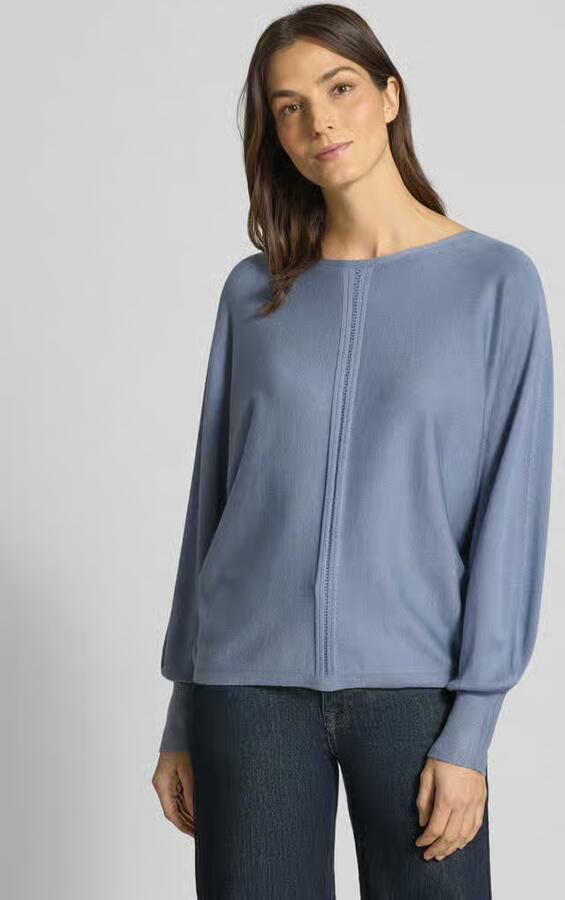 S.Oliver BLACK LABEL Oversized gebreide pullover van viscosemix - Foto 3