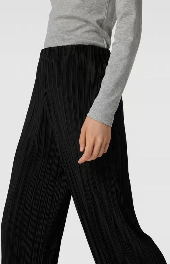 S.Oliver BLACK LABEL high waist straight fit broek zwart - Foto 2