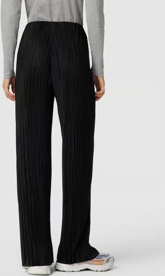 S.Oliver BLACK LABEL high waist straight fit broek zwart - Foto 2
