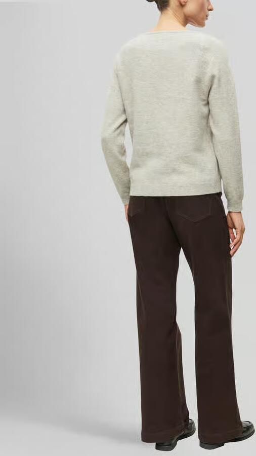 S.Oliver BLACK LABEL gebreide trui met wol beige - Foto 4