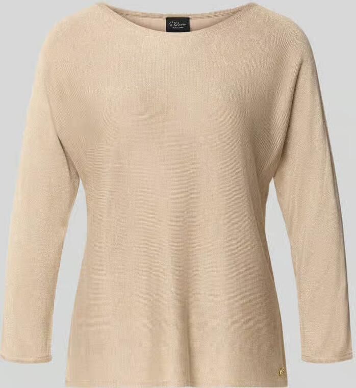 S.Oliver BLACK LABEL Pullover met glanzende look