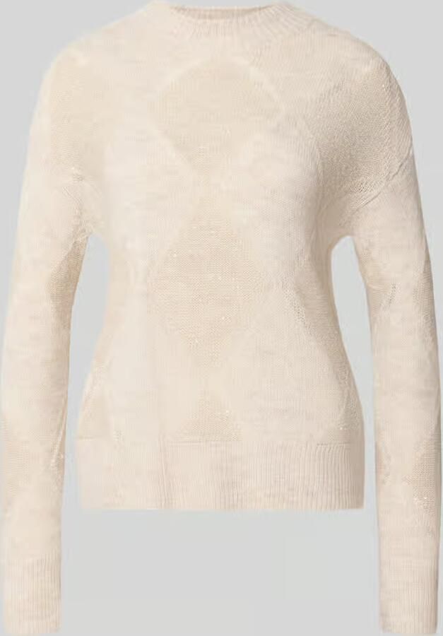 S.Oliver BLACK LABEL Pullover met lichte opstaande kraag
