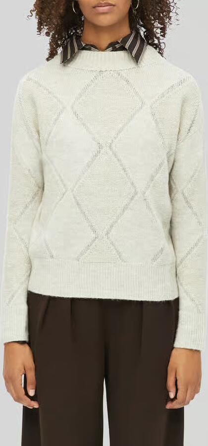 S.Oliver BLACK LABEL Pullover met lichte opstaande kraag - Foto 3