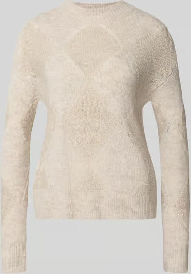 S.Oliver BLACK LABEL Pullover met lichte opstaande kraag