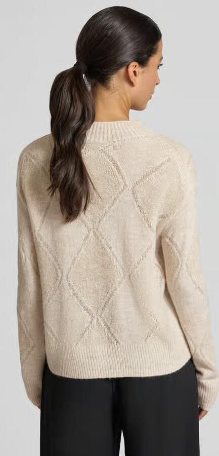 S.Oliver BLACK LABEL Pullover met lichte opstaande kraag - Foto 3