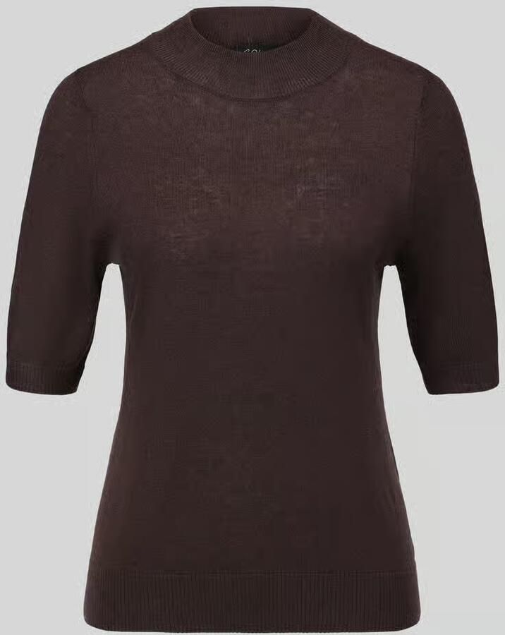 S.Oliver BLACK LABEL Regular fit pullover met mock neck