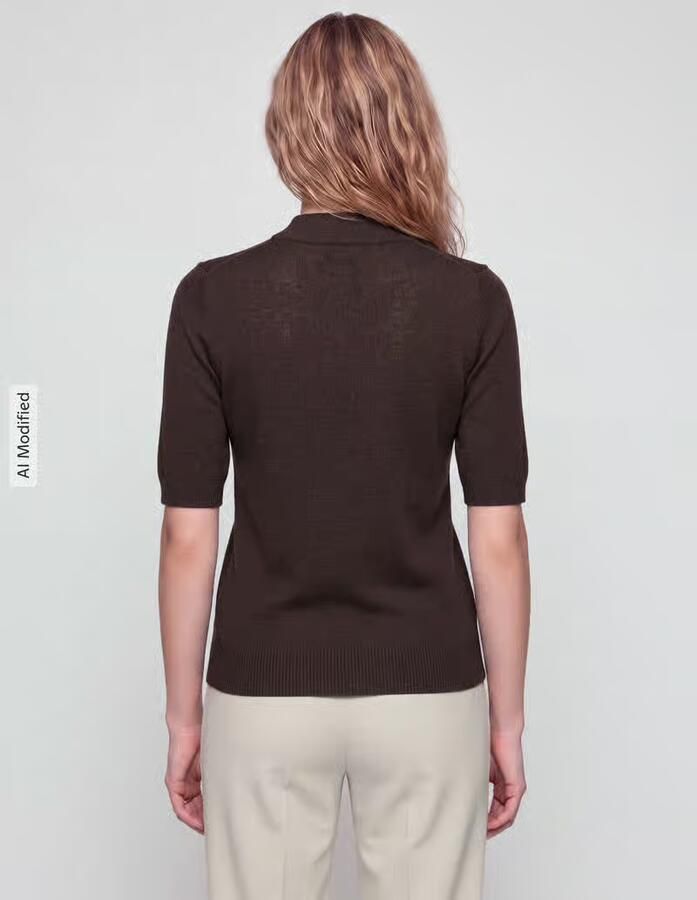 S.Oliver BLACK LABEL Regular fit pullover met mock neck - Foto 2