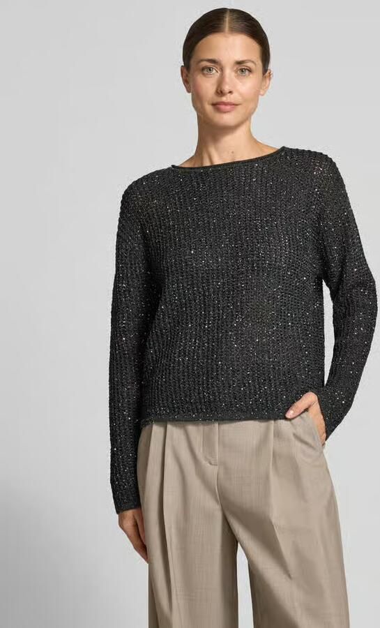 S.Oliver BLACK LABEL pullover met wol-alpaca-aandeel in relaxed fit - Foto 4