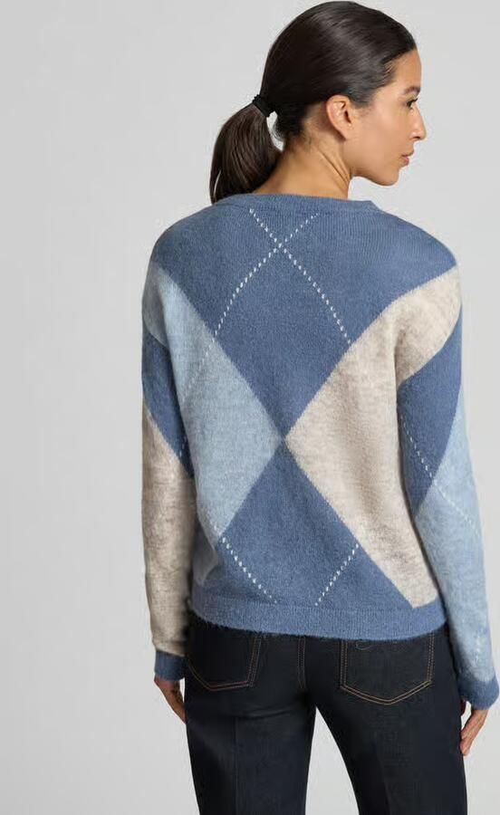 S.Oliver BLACK LABEL Pullover van mix van wol en alpaca - Foto 3