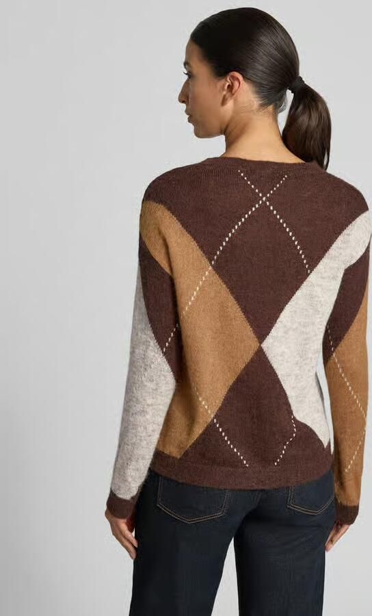 S.Oliver BLACK LABEL Pullover van mix van wol en alpaca - Foto 3