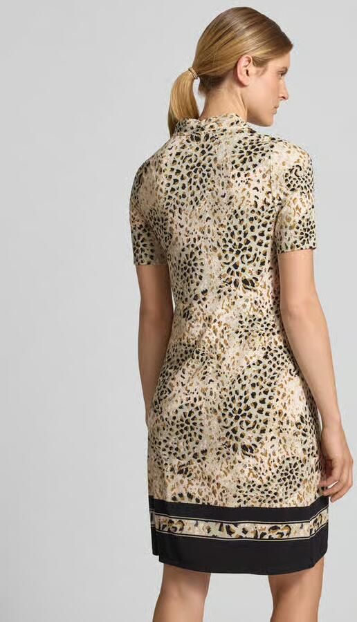 S.Oliver BLACK LABEL Rechte vrijetijdsjurk met all-over motief - Foto 2