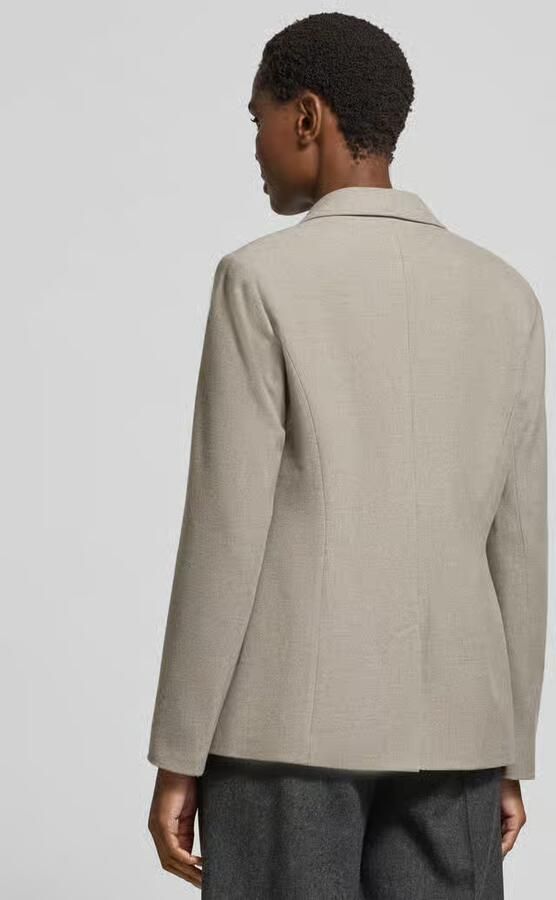 S.Oliver BLACK LABEL Regular fit blazer met gepunte reverskraag