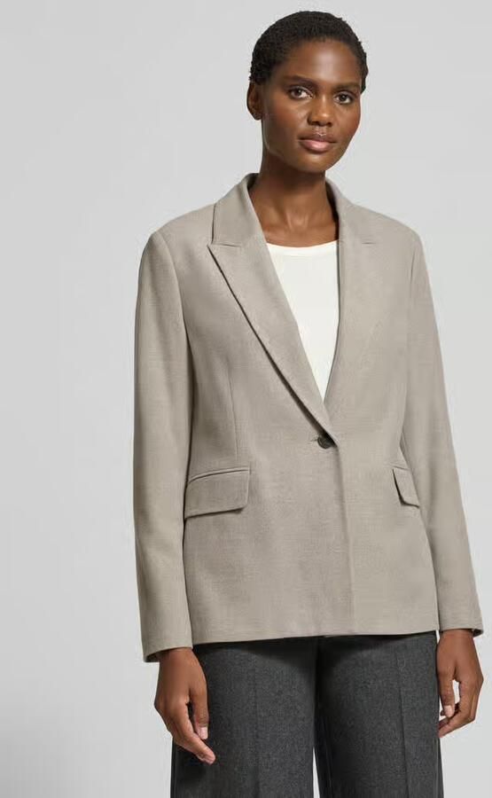S.Oliver BLACK LABEL Regular fit blazer met gepunte reverskraag - Foto 2