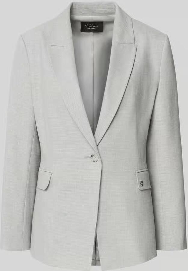 S.Oliver BLACK LABEL Regular fit blazer met viscose - Foto 2