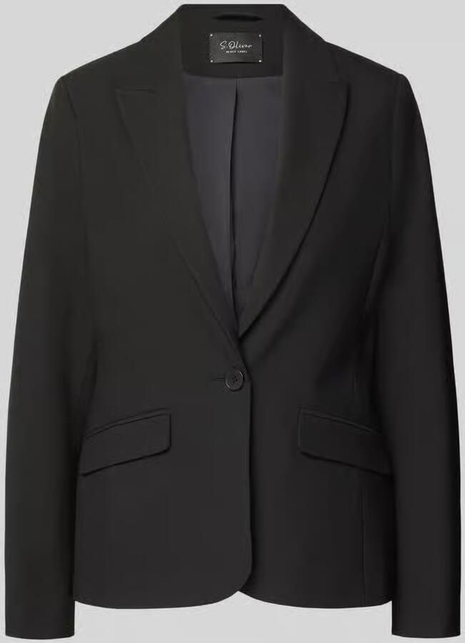 S.Oliver BLACK LABEL Regular fit blazer met viscose