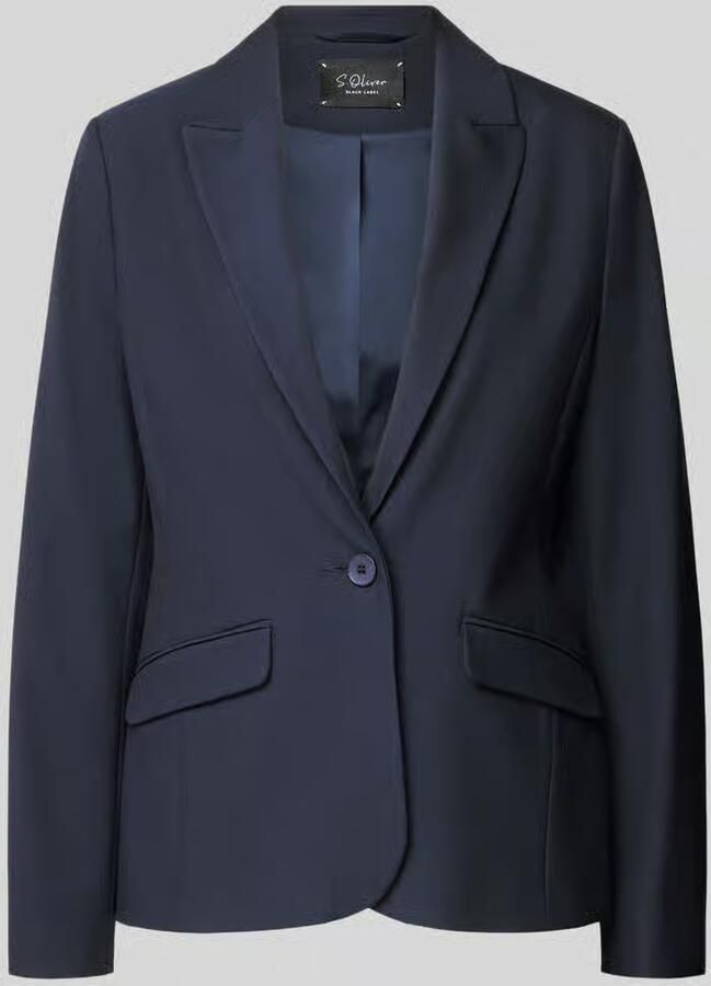 S.Oliver BLACK LABEL Regular fit blazer met viscose