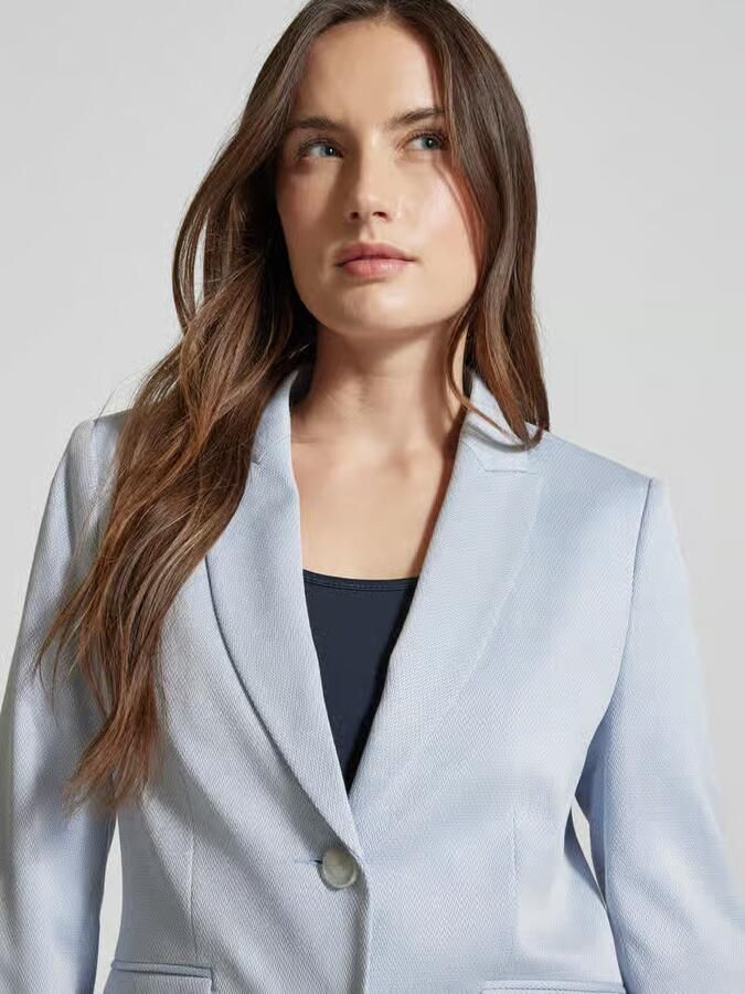 S.Oliver BLACK LABEL Regular fit blazer van viscosemix - Foto 2