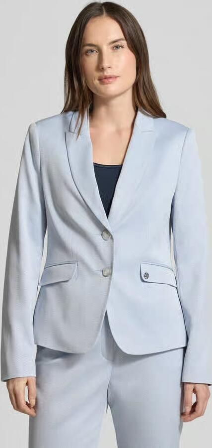 S.Oliver BLACK LABEL Regular fit blazer van viscosemix - Foto 4