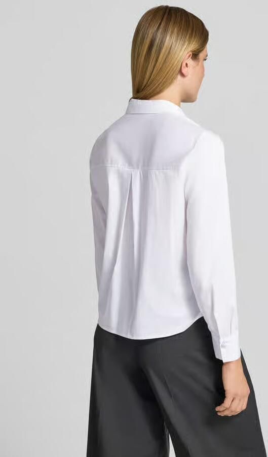 S.Oliver BLACK LABEL Regular fit Blouse met lange mouwen van Katoenmix - Foto 2